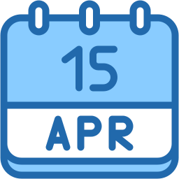 calendario mensual icono