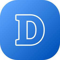 Letter D icon
