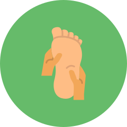 massage des pieds Icône