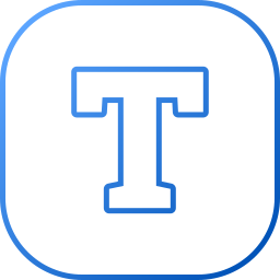 Letter T  icon