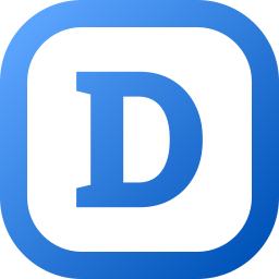 文字d icon