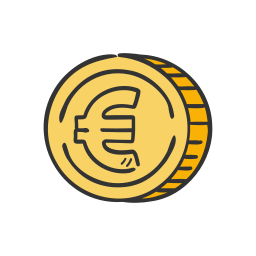 유로 동전 icon