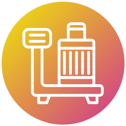 Luggage scan icon