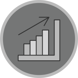 Graph bar icon