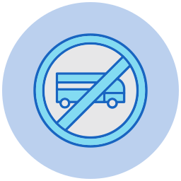 No trucks icon
