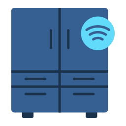 Smart fridge icon