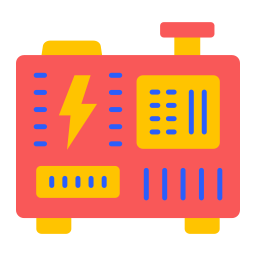 Electric generator icon