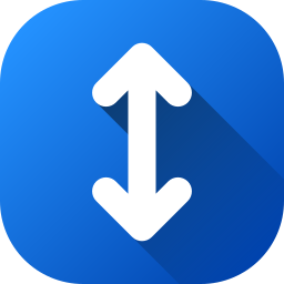 Double sided arrow icon