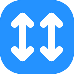 flecha de doble cara icono