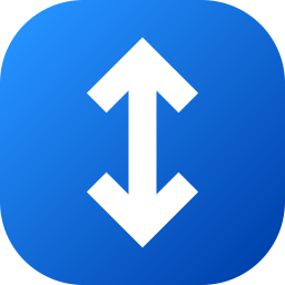 Double sided arrow icon