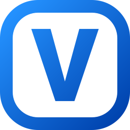 文字 v icon