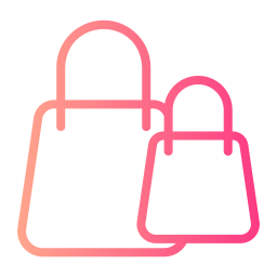 Shopping bags icon