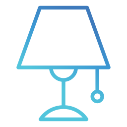 Desk lamp icon