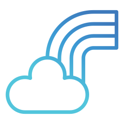arc en ciel Icône