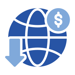 Economía global icono
