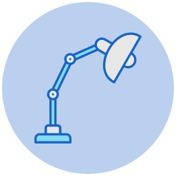 Desk lamp icon