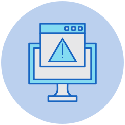 Warning browser icon