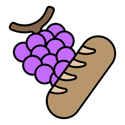 grain de raisin Icône