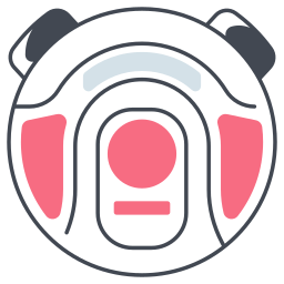 Robot vacuum cleaner icon