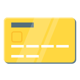 pagamento con carta di credito icona