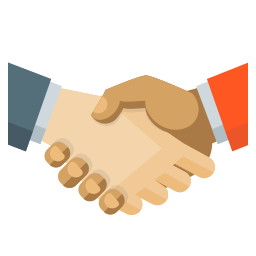 handshake de parceria Ícone