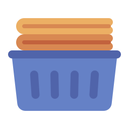 Laundry basket icon