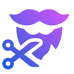 Beard trimming icon