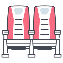 Кресло кинотеатра иконка