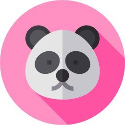 urso panda Ícone