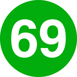 Sixty nine icon
