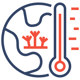 zmiana klimatu ikona