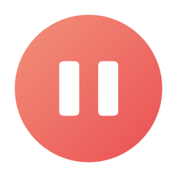 botón de pausa icono