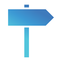 Road sign icon