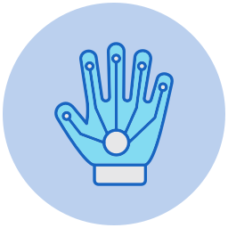 Wired glove icon