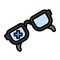 Eye glasses icon