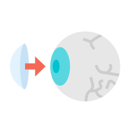 Contact lens icon