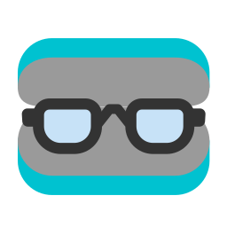 Eye glasses icon