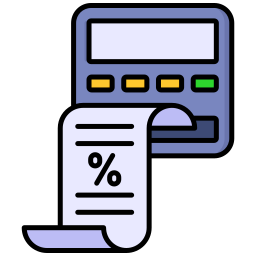 calcul de la taxe Icône