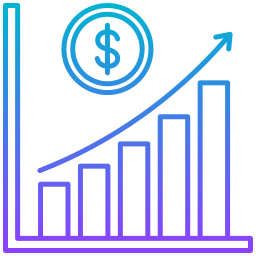 Profit growth icon