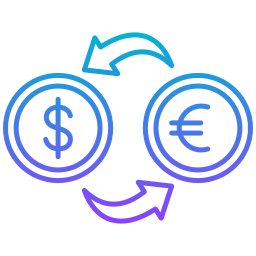 Échange de devises Icône