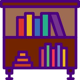 Книжный шкаф иконка