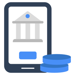 Mobile banking icon