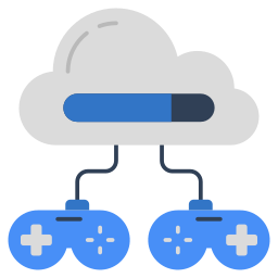 Cloud gaming icon