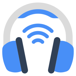 Wireless headphones icon