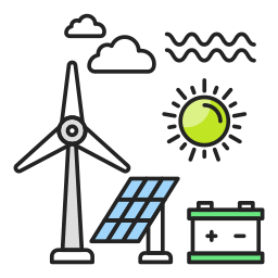 Alternative energy icon