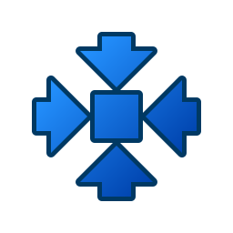 Four arrows icon