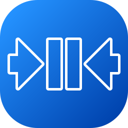 Left and right arrows icon