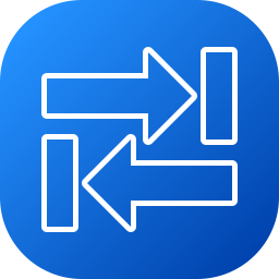 Left and right arrows icon