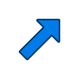 Up right arrow icon