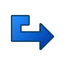 Turn right  icon